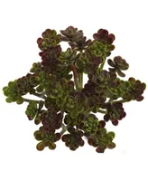 Nearly Natural 7" Sedum Succulent Artificial Plant, Set of 8