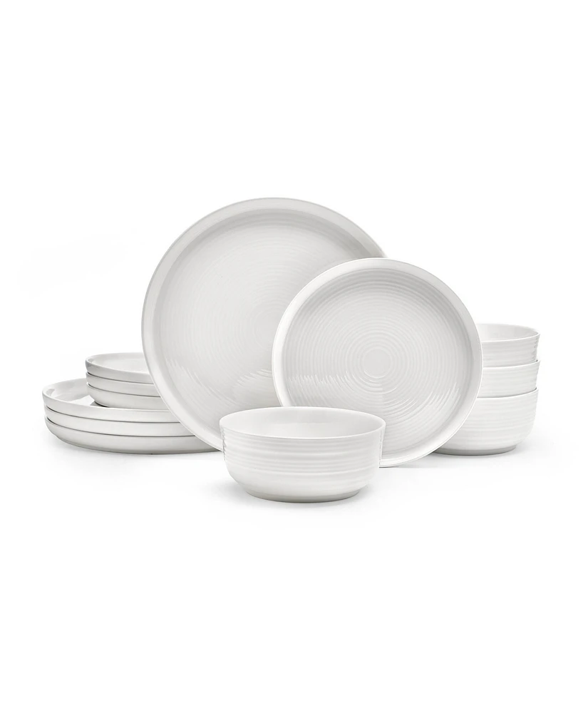 Mikasa Callie Bone China 12 Piece Dinnerware Set, Service for 4