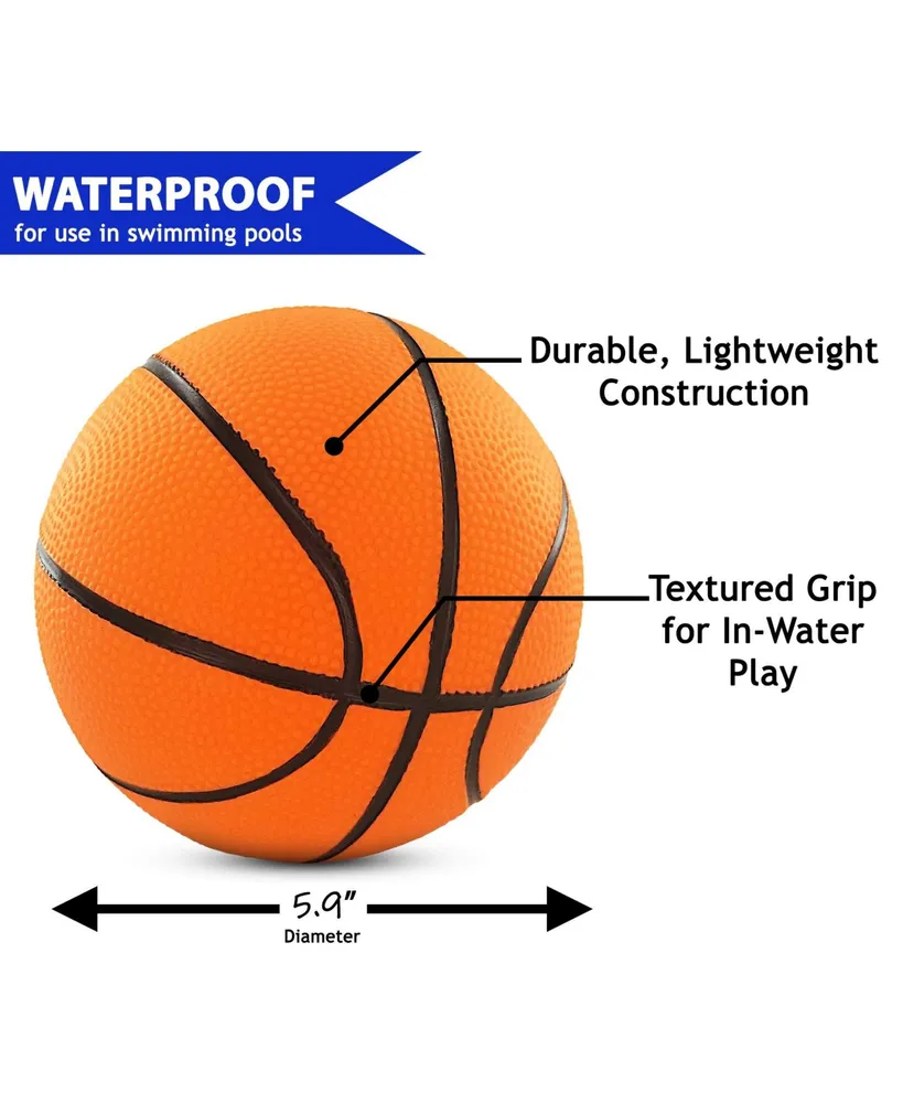 Botabee Swimming Pool Water Mini Basketball 2 Pack | Compatible with Intex Floating Hoops Pool Basketball Game and Other Pool Games