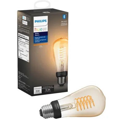 Philips Hue Filament ST19 Bluetooth Smart Led Bulb - White