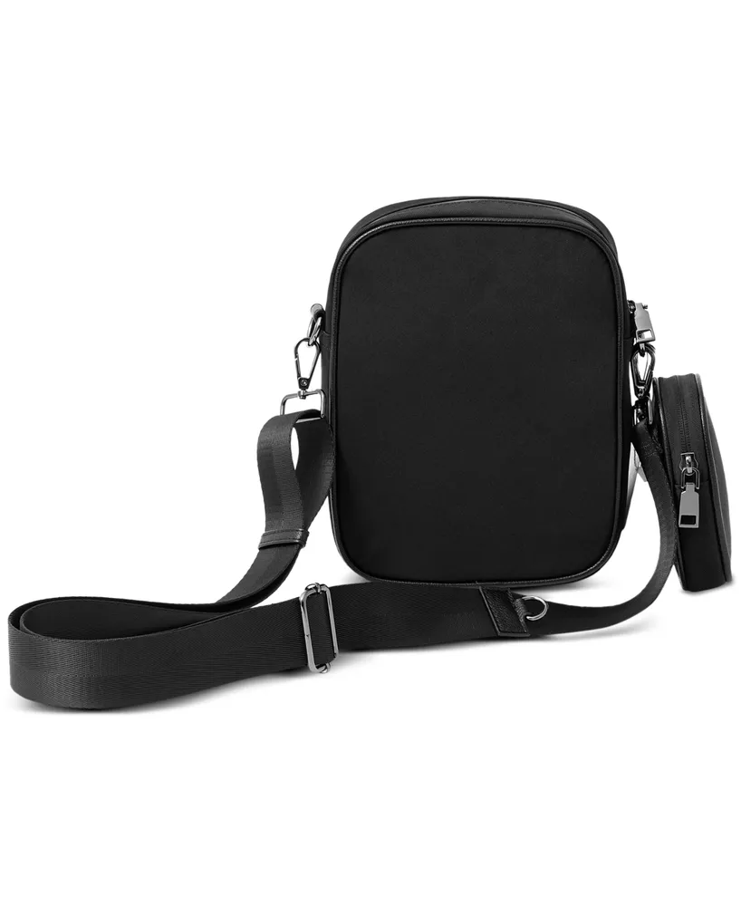Alfani Men's Nylon Zip Messenger Bag, Created for Macy's