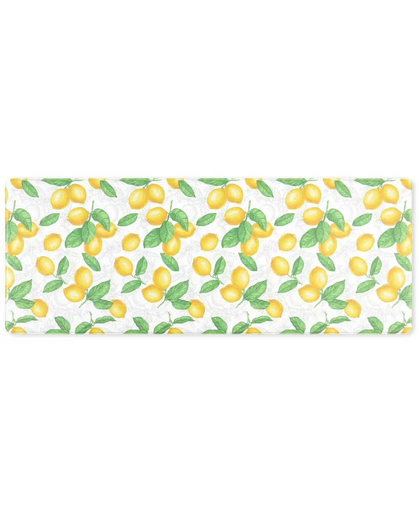 Martha Stewart Bloomfield Lemons 1'6" x 4' Runner Area Rug