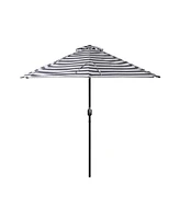 WestinTrends 9 Ft Outdoor Patio Half Market Umbrella with Crank