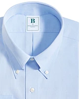 Men's Regular Fit Non-Iron Polo Button-Down Collar Solid Dress Shirts