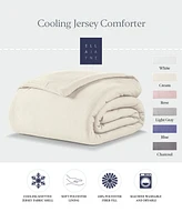 Ella Jayne Cooling Jersey Down-Alternative Comforter, Twin