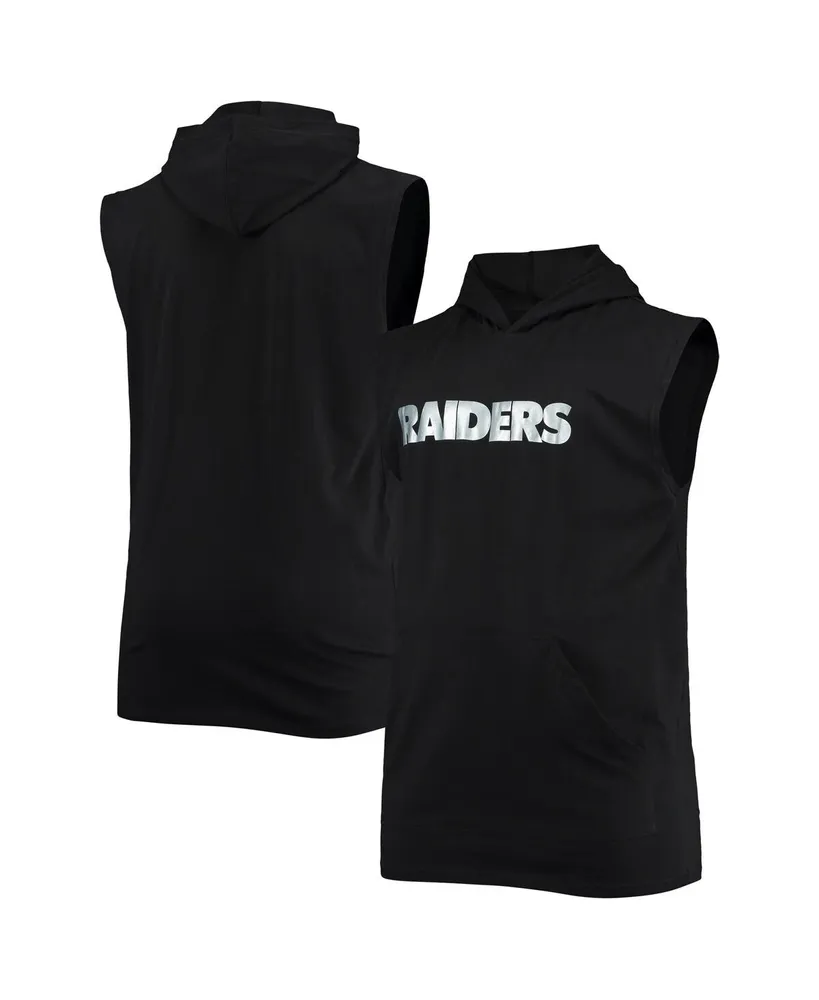 Men's Las Vegas Raiders New Era Black Big & Tall NFL Pullover