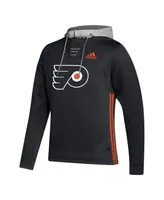 Men's adidas Black Philadelphia Flyers Skate Lace Team Pullover Hoodie