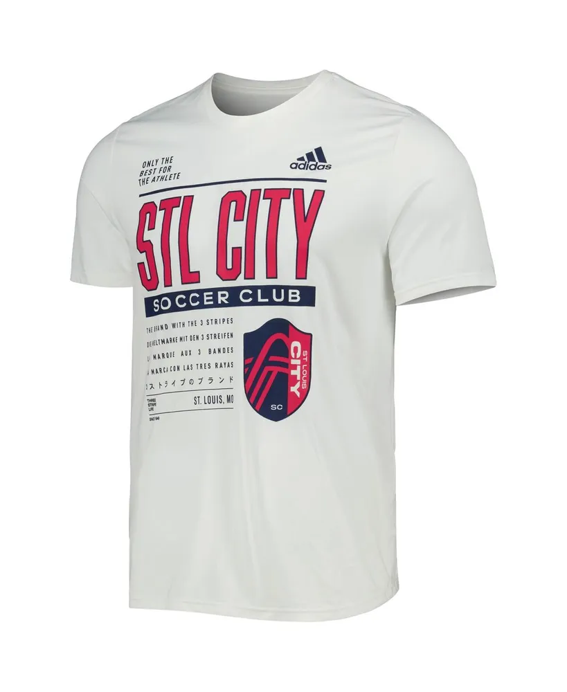 Men's adidas White St. Louis City Sc Club Dna Performance T-shirt