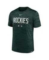 Men's Nike Green Colorado Rockies City Connect Velocity Practice Performance T-shirt