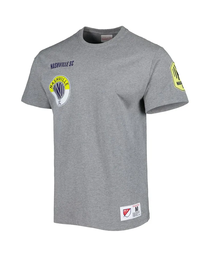 Men's Mitchell & Ness Gray Nashville Sc City T-shirt