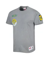 Men's Mitchell & Ness Gray La Galaxy City T-shirt