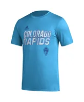 Men's adidas Sky Blue Colorado Rapids Team Jersey Hook Aeroready T-shirt