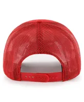 Men's '47 Brand Red Washington Capitals Primer Snapback Trucker Hat