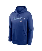 Men's Nike Royal Toronto Blue Jays Swoosh NeighborHOOD Pullover Hoodie