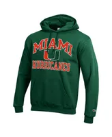 Men's Champion Miami Hurricanes High Motor Pullover Hoodie