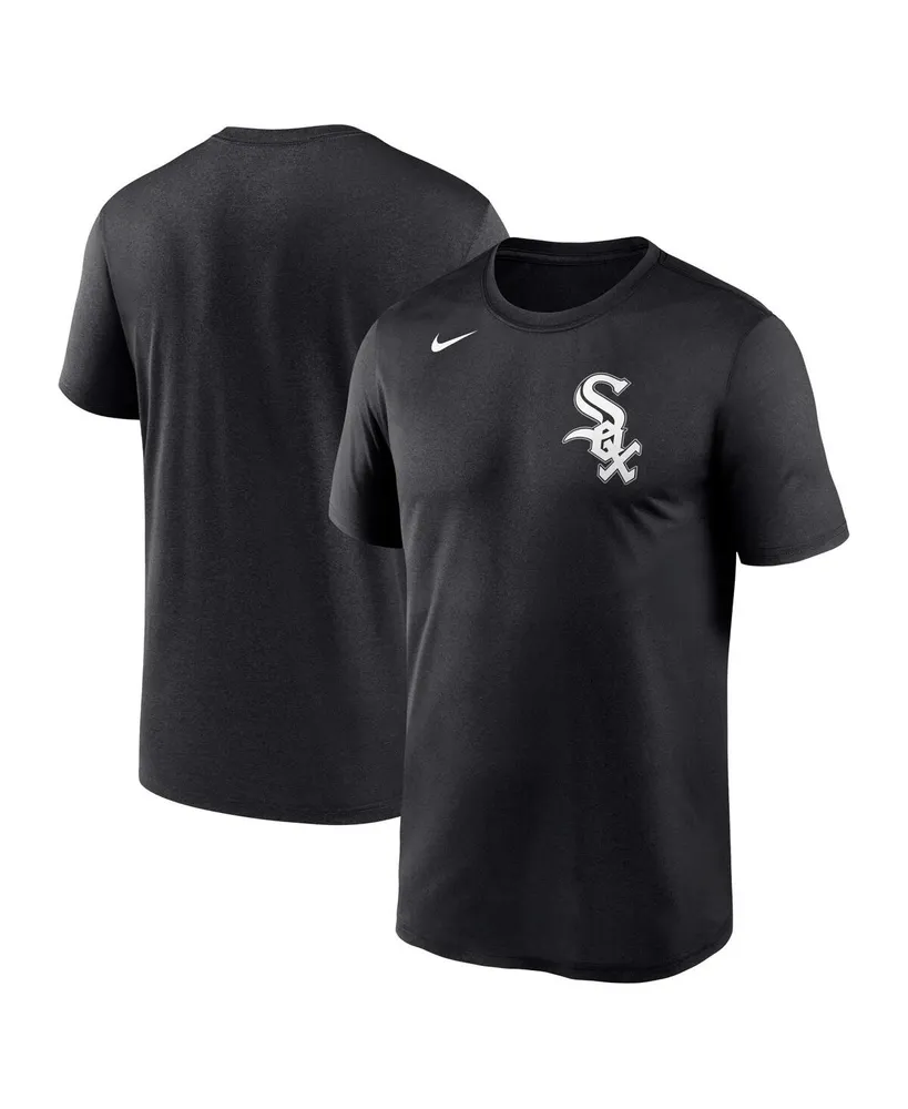 Men's Nike Black Chicago White Sox Wordmark Legend Performance Big and Tall T-shirt