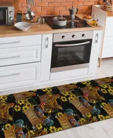 D Style Vertes Kitchen VRT2 2'3" x 7'6" Runner Area Rug