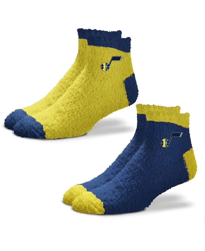 Women's For Bare Feet Utah Jazz 2-Pack Team Sleep Soft Socks