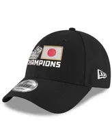 Men's New Era Black Japan Baseball 2023 World Baseball Classic Champions Locker Room Replica 9FORTY Adjustable Hat