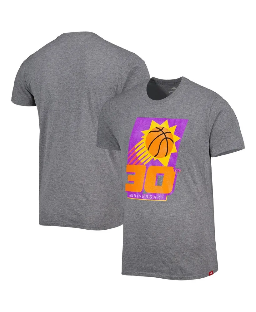 Men's and Women's Sportiqe Heather Gray Phoenix Suns 30th Anniversary Celebration Comfy Tri-Blend T-shirt