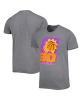 Men's and Women's Sportiqe Heather Gray Phoenix Suns 30th Anniversary Celebration Comfy Tri-Blend T-shirt