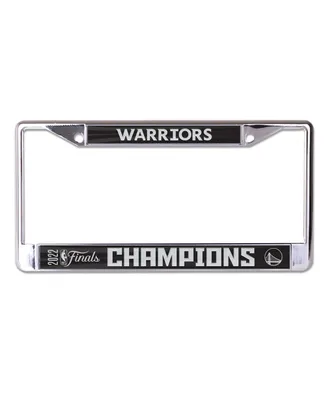 Wincraft Golden State Warriors 2022 Nba Finals Champions Black Metal Laser Cut License Plate Frame