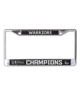 Wincraft Golden State Warriors 2022 Nba Finals Champions Black Metal Laser Cut License Plate Frame