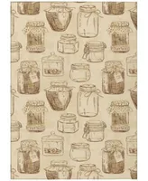 D Style Vertes Kitchen Vrt18 Area Rug