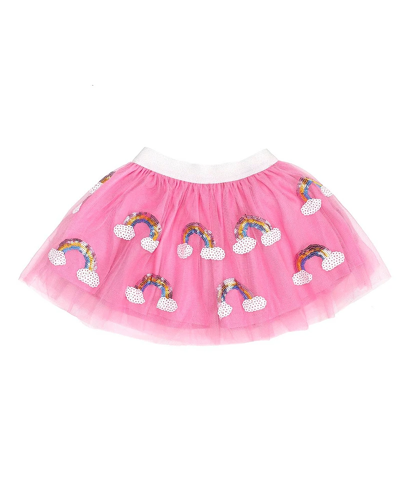 Sweet Wink Little and Big Girls Magical Rainbow Tutu Skirt