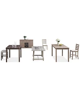 Closeout! Max Meadows Laminate Trestle Rectangular Dining Table