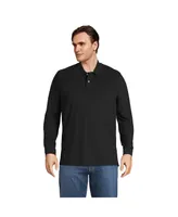 Lands' End Men's Comfort First Long Sleeve Mesh Polo Shirt