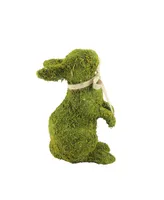 10.5 Green Moss Standing Bunny Rabbit Spring Easter Figure