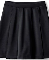 Lands' End Girls Ponte Pleat Skirt at the Knee