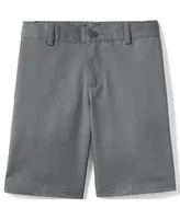 Lands' End Little Boys Plain Front Blend Chino Shorts