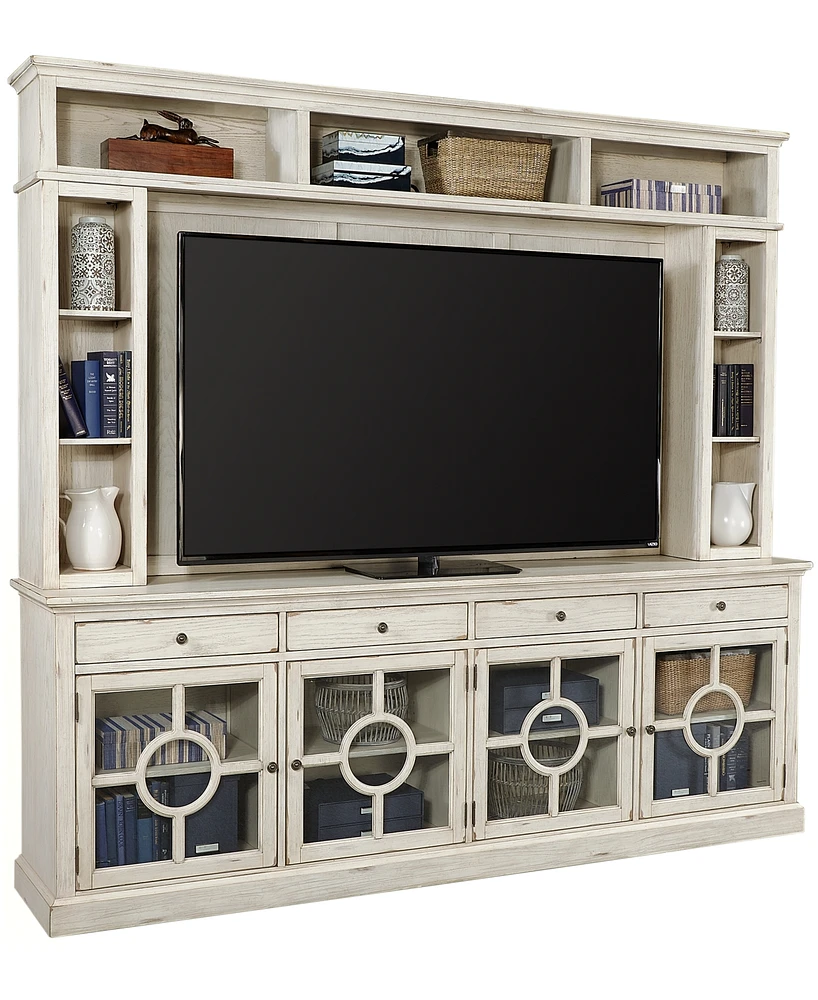 Radius 2PC Console Set (96"Console and Hutch)