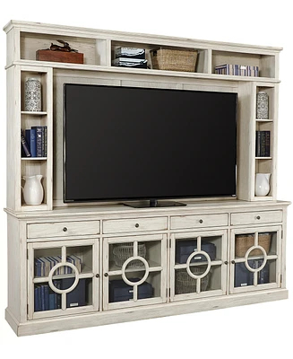 Radius 2PC Console Set (96"Console and Hutch)