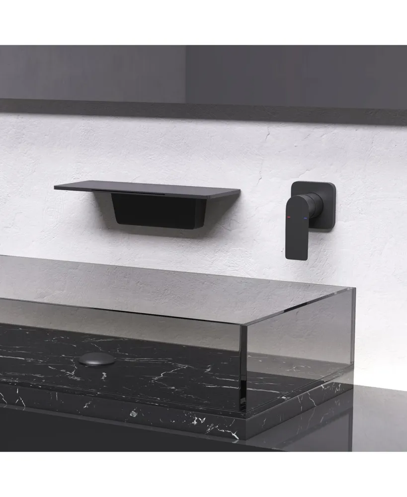 Simplie Fun Waterfall Bathroom Sink Faucet