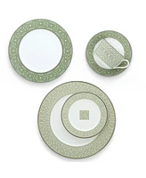 Noritake Infinity Green Platinum 5 Piece Place Setting