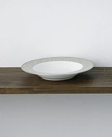 Noritake Infinity Green Platinum 4 Piece Soup Bowl Set 12 oz, Service for 4