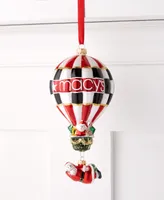 Holiday Lane Macy's Checkered Hot Air Balloon Ornament, Exclusively at Macy's