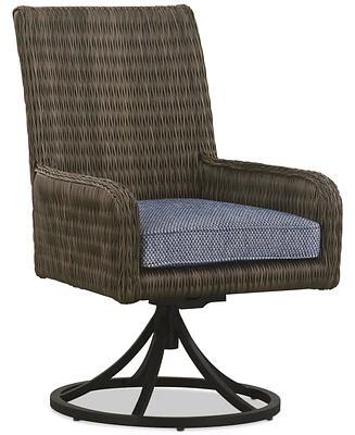 Closeout! Cypress Point Outdoor Swivel Rocker Dining Chair