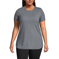 Lands' End Plus Moisture Wicking Upf Sun T-Shirt