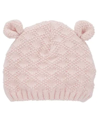 Carter's Baby Girls Knit Hat with Bear Ears