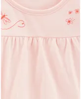 Carter's Baby Girls Top, Leggings, Socks and Headband, 4 Piece Set