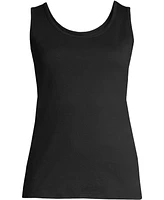 Lands' End Women's Plus Cotton Tank Top