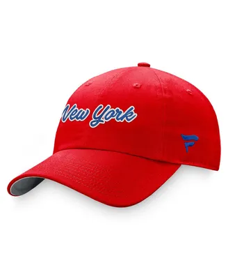 Women's Fanatics Red New York Rangers Breakaway Adjustable Hat