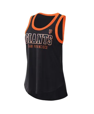 Women's G-iii 4Her by Carl Banks Black San Francisco Giants Clubhouse Tank Top