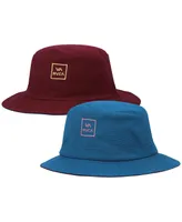 Men's Rvca Blue, Maroon Reversible Bucket Hat