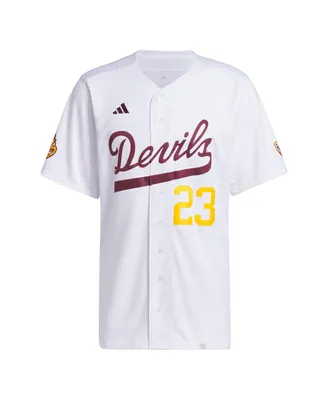 Men's adidas #23 White Arizona State Sun Devils Team Baseball Jersey