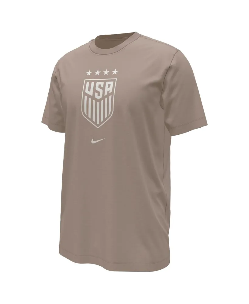 Men's Nike Tan Uswnt Crest T-shirt